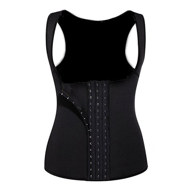 Women Shapewear Weight Loss Neoprene Sauna Sweat Waist Trainer Corset Tank Top Vest Sport Workout Slimming Body Shaper