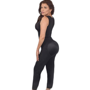 Women's Front Opening Side Zipper Long Shapewear Lace Slimming Full Bodyshaper bbl Post op Surgery Supplies Fajas Colombianas