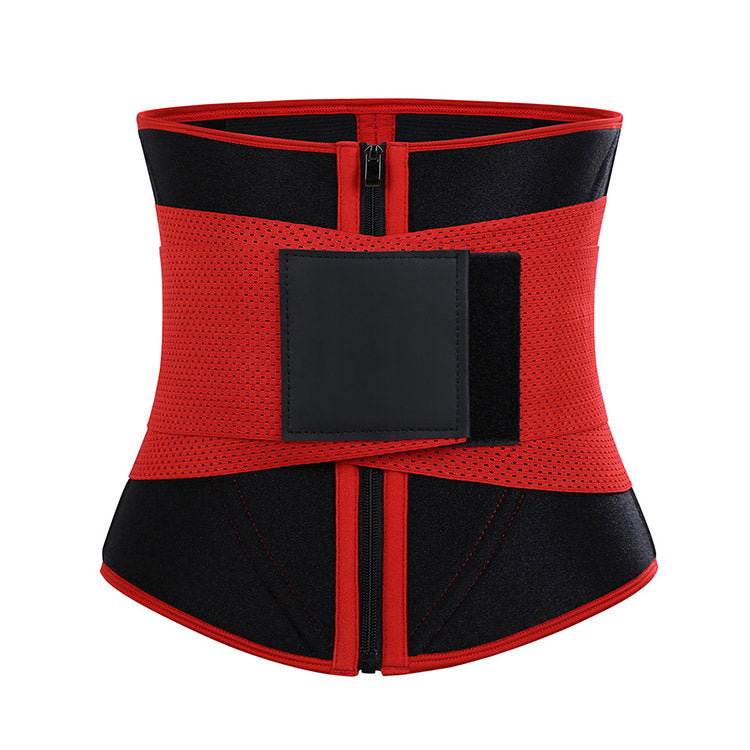 Women's Compression  Fitness Back Support Belt Tummy Control Neoprene Sweat Belt Waist Trimmer Corset - GIRL BODY LUX