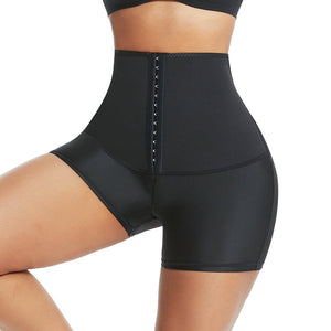 Women's Yoga Shorts Fitness Workout Elastic Waist Adjustable High Waist Tummy Trimmer Waist Trainer Corset Shorts - GIRL BODY LUX