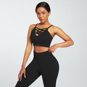 Women Three Yoga Suit Set High Waist Yoga Pants Long Sleeve Crop Top Hoodie Plain Tracksuit - GIRL BODY LUX